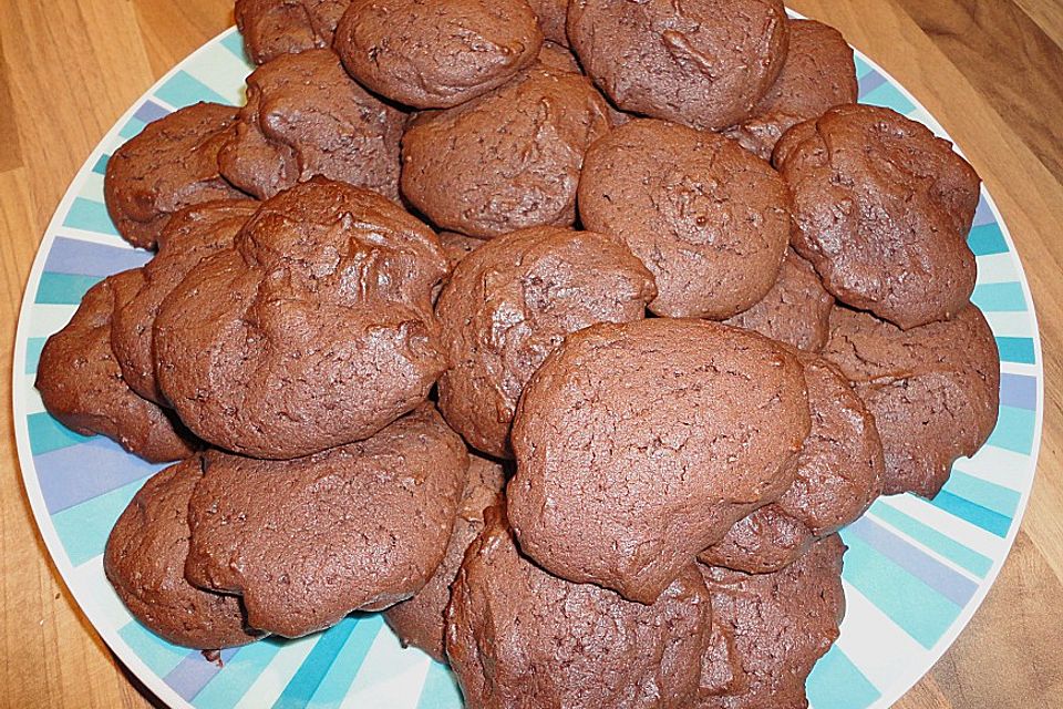 Chewy Chocolate Creamcheese Cookies