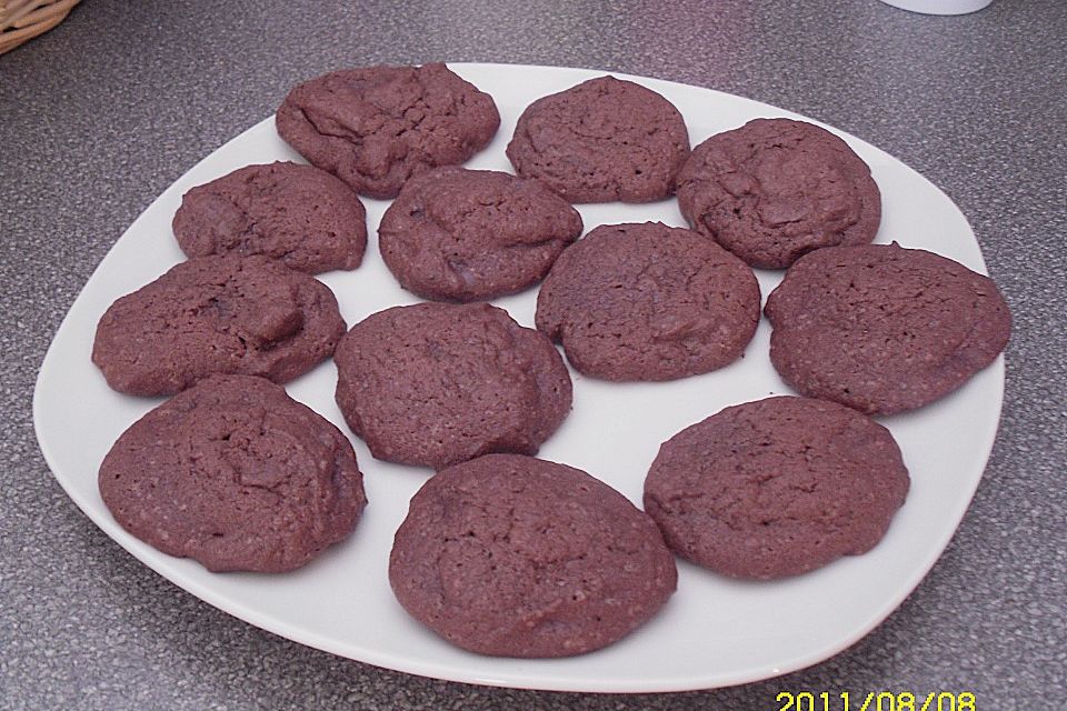 Chewy Chocolate Creamcheese Cookies