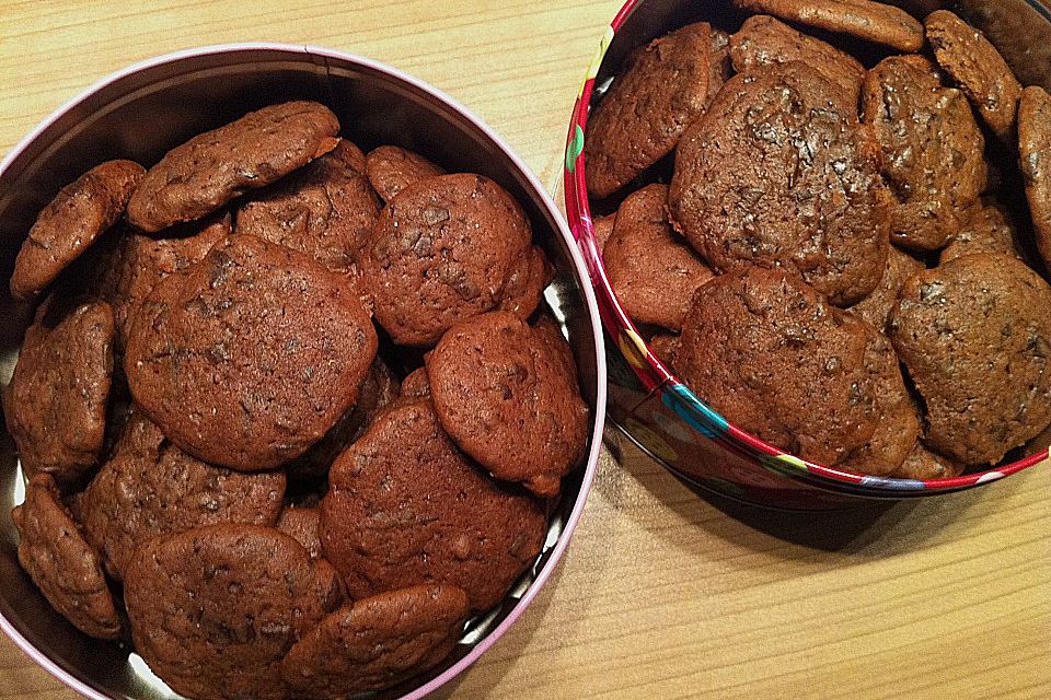 Chewy Chocolate Creamcheese Cookies