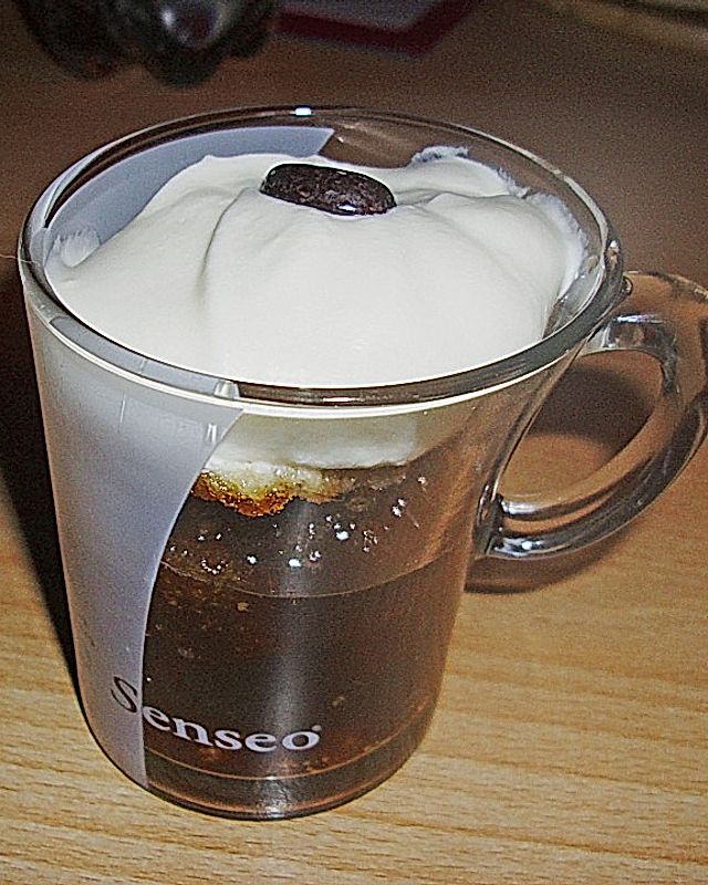 Frozen Coffee mit Cointreau - Sahne