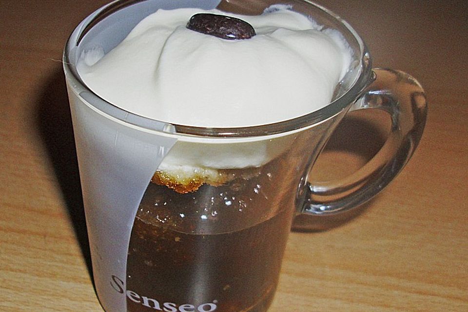 Frozen Coffee mit Cointreau - Sahne