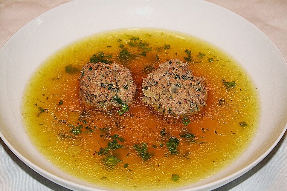 Schnelle Leberknödelsuppe