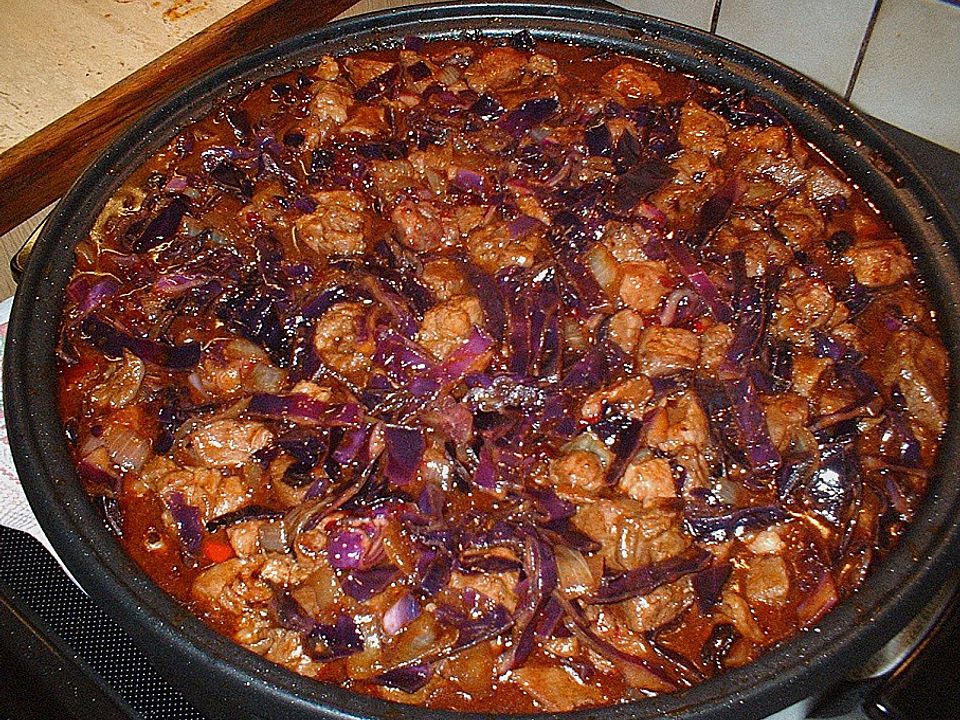 Rotkohl Gulasch von Karlbig Chefkoch