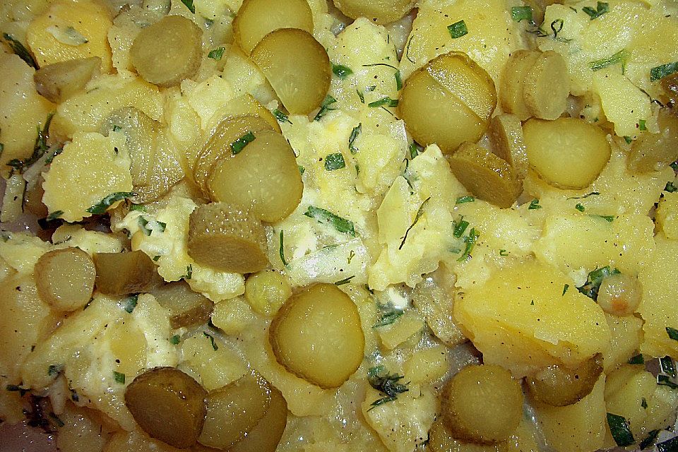 Leichter Kartoffelsalat mit Schnittlauch