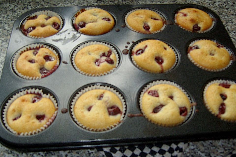 Kirsch - Joghurt - Muffins