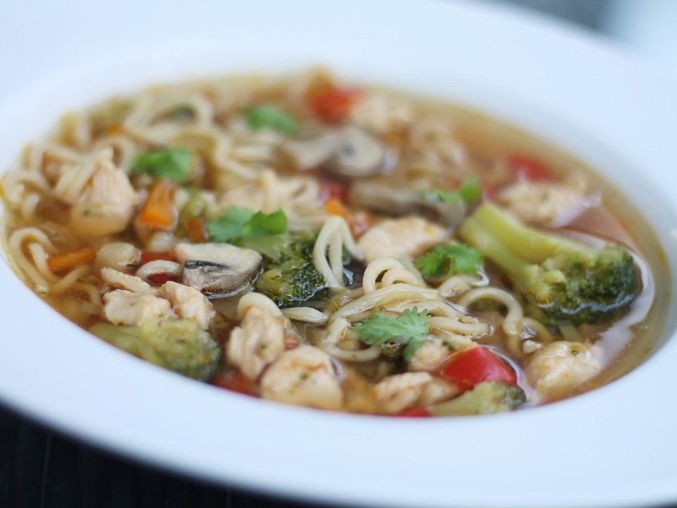 Asiatische Suppe Mit Mie Nudeln Von Hani Chefkoch