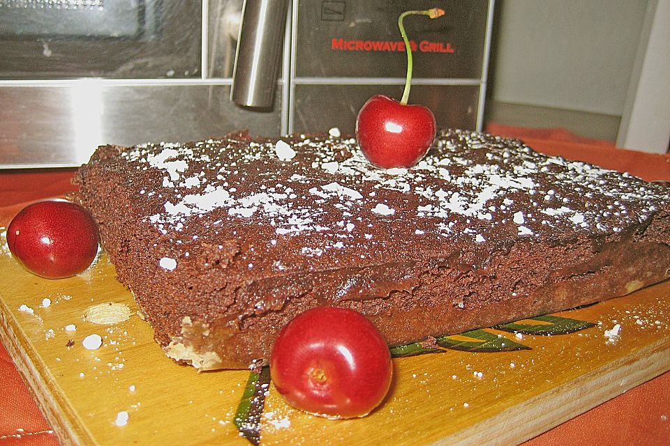 Schokokuchen mit Äpfeln