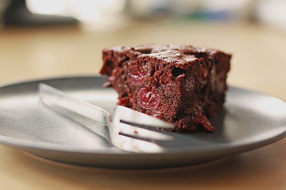 Schokokuchen mit Äpfeln