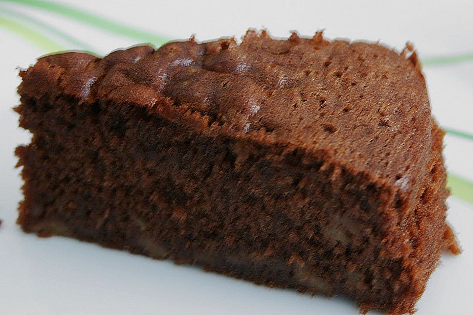 Schokokuchen mit Äpfeln