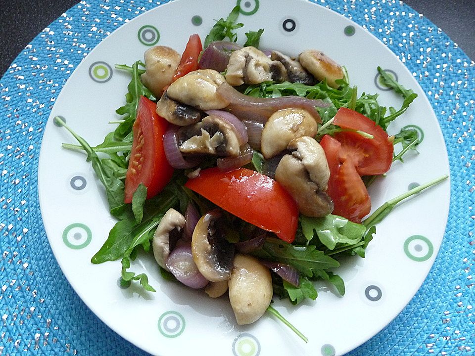 Champignons auf Rucolasalat von kassiopeiacr| Chefkoch