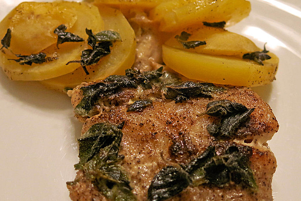 Fischfilet im Backrohr mit Öl und Oregano