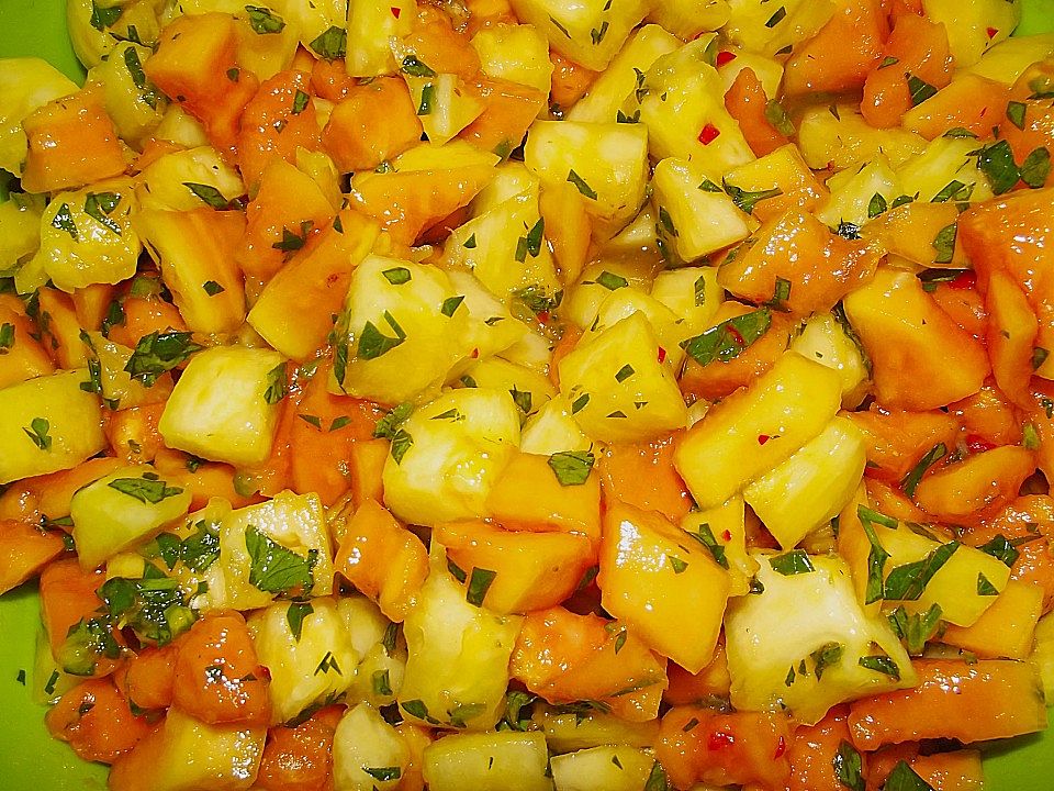 Mexikanischer Ananas - Papaya - Salat von Ännchen| Chefkoch