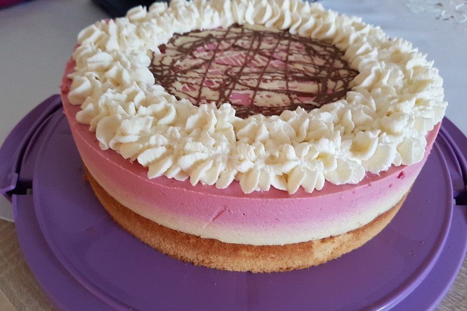 Pfirsich - Melba - Torte