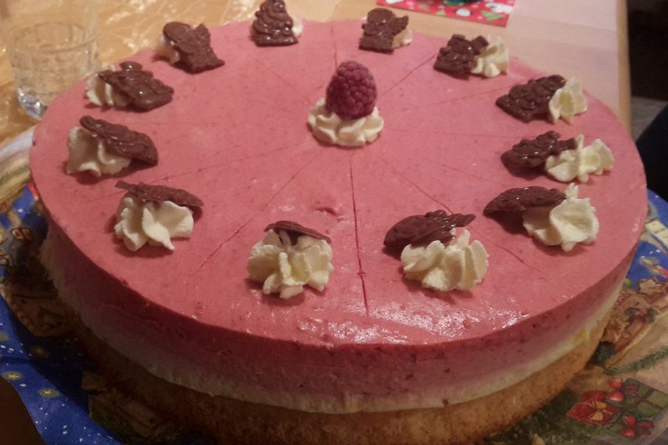 Pfirsich - Melba - Torte