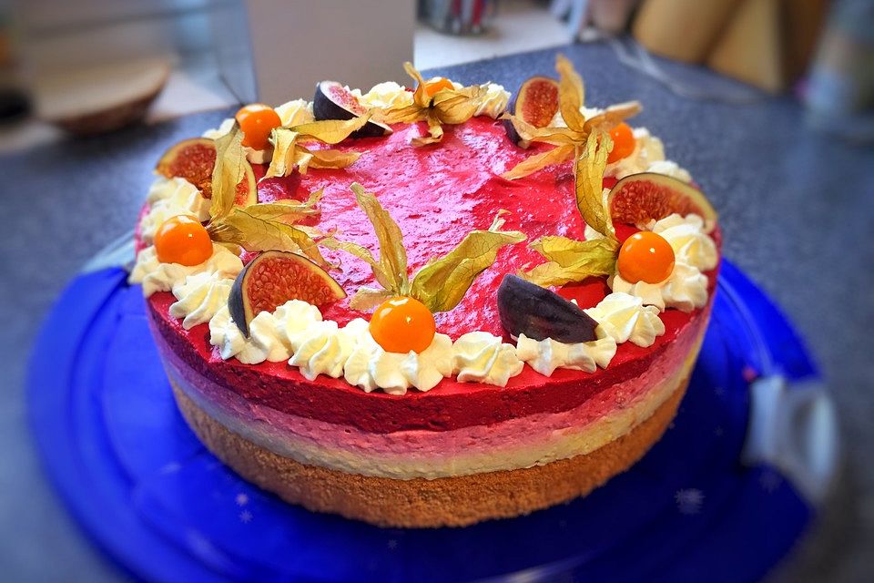 Pfirsich - Melba - Torte