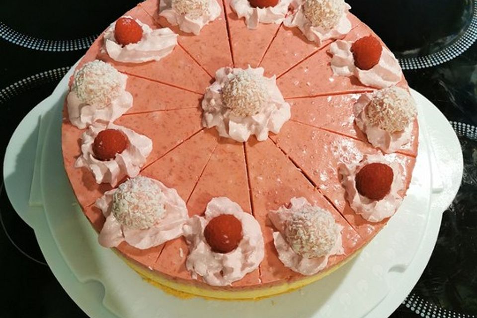 Pfirsich - Melba - Torte