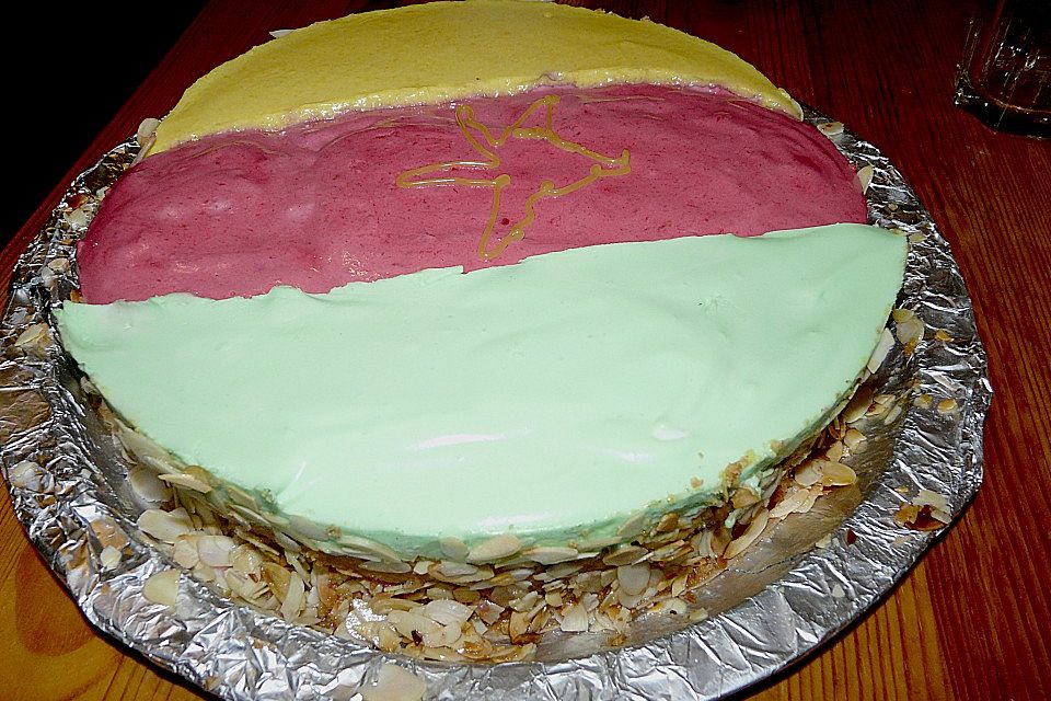 Pfirsich - Melba - Torte