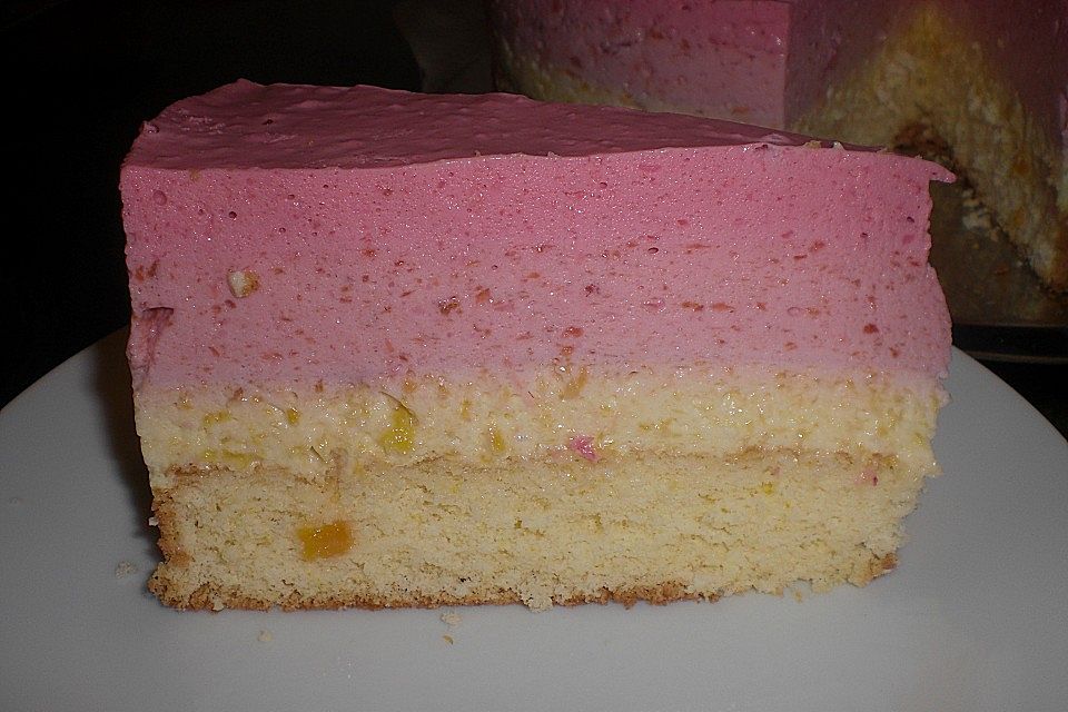 Pfirsich - Melba - Torte