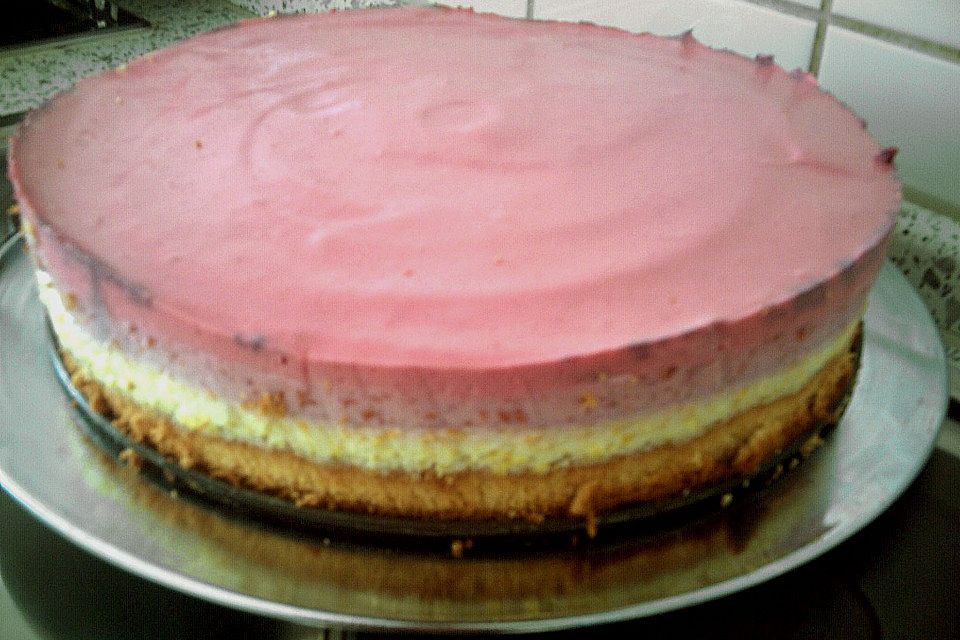 Pfirsich - Melba - Torte