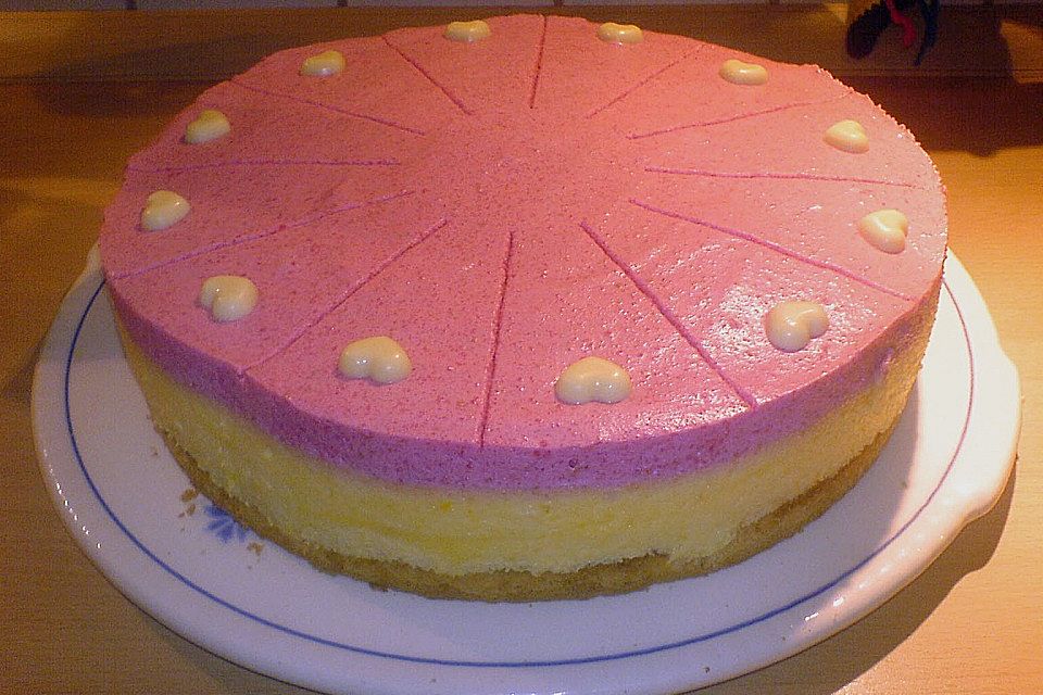 Pfirsich - Melba - Torte