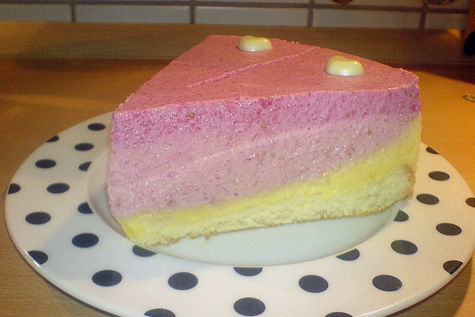 Pfirsich - Melba - Torte