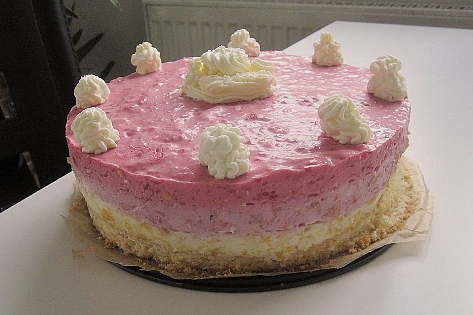 Pfirsich - Melba - Torte