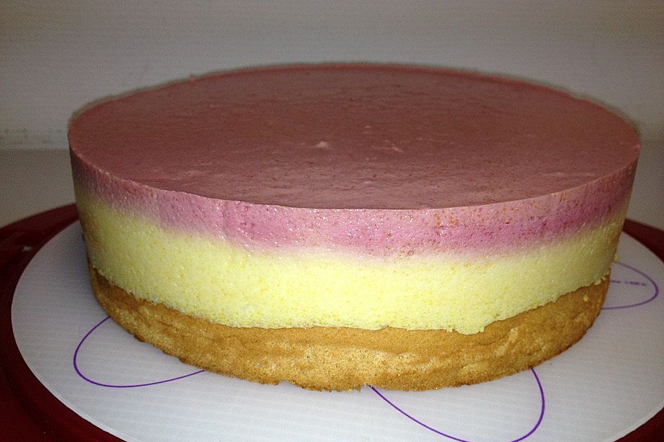 Pfirsich - Melba - Torte