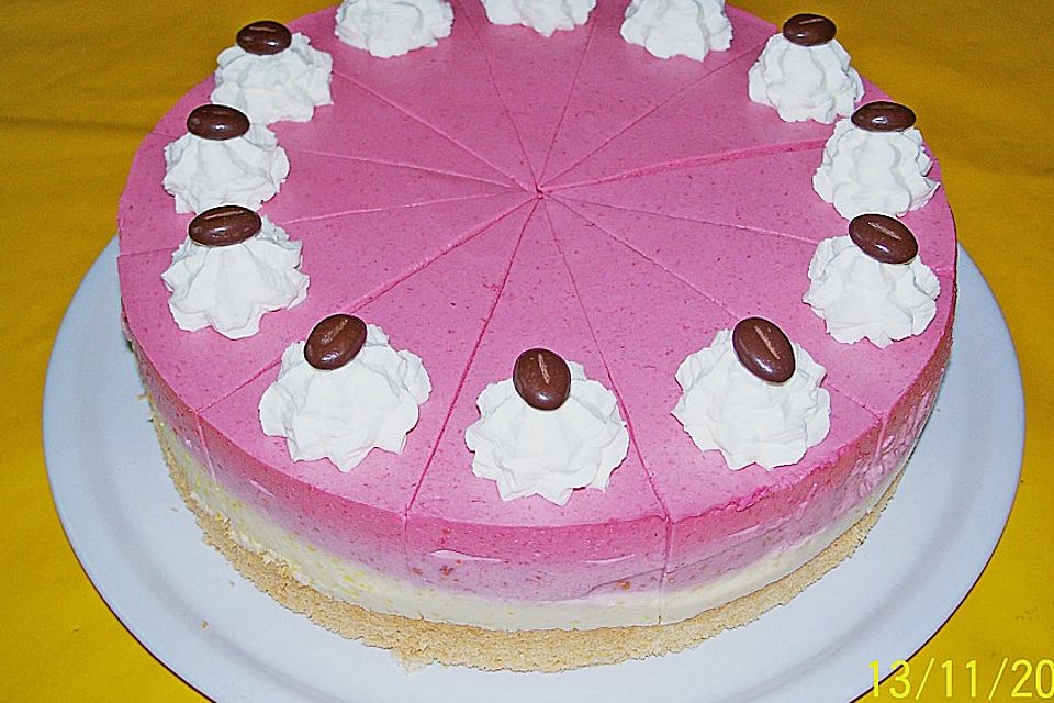 Pfirsich - Melba - Torte