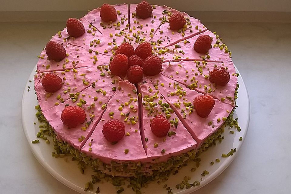 Pfirsich - Melba - Torte