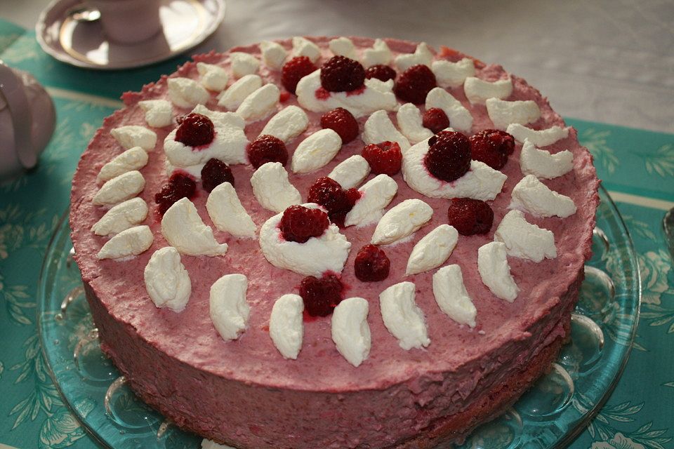 Pfirsich - Melba - Torte