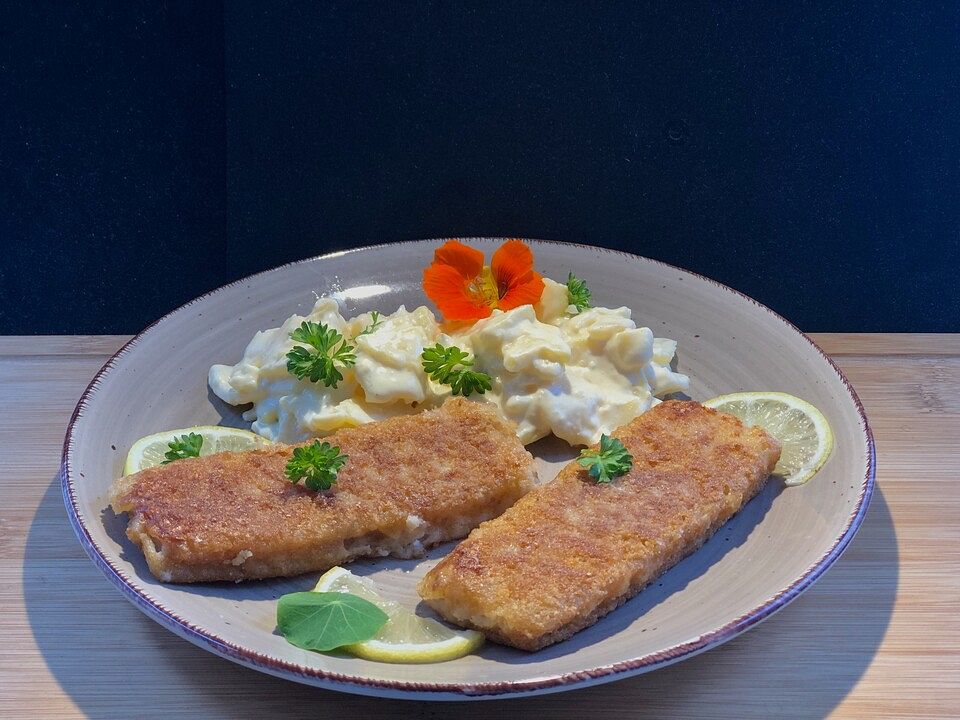 Knusperfisch mit Kartoffelsalat von mamatuktuk | Chefkoch