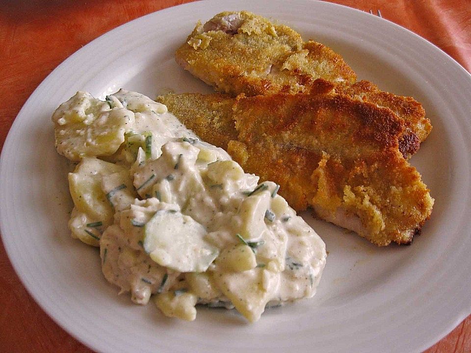 Knusperfisch mit Kartoffelsalat von mamatuktuk| Chefkoch