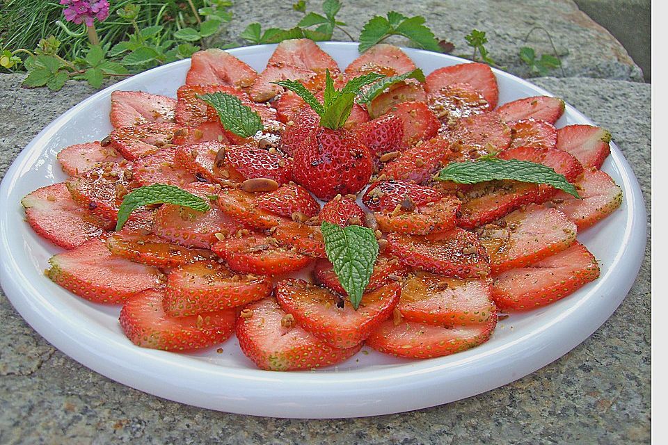 Erdbeer - Carpaccio Erdbeer - Carpaccio