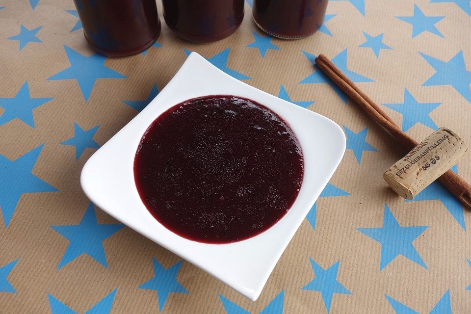 Pflaumen - Rotwein - Marmelade Pflaumen - Rotwein - Marmelade