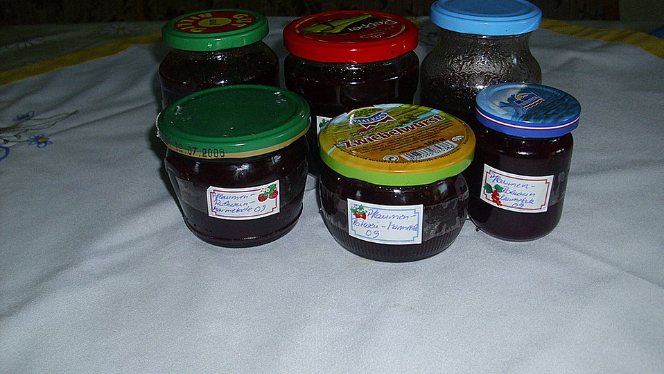 Pflaumen - Rotwein - Marmelade