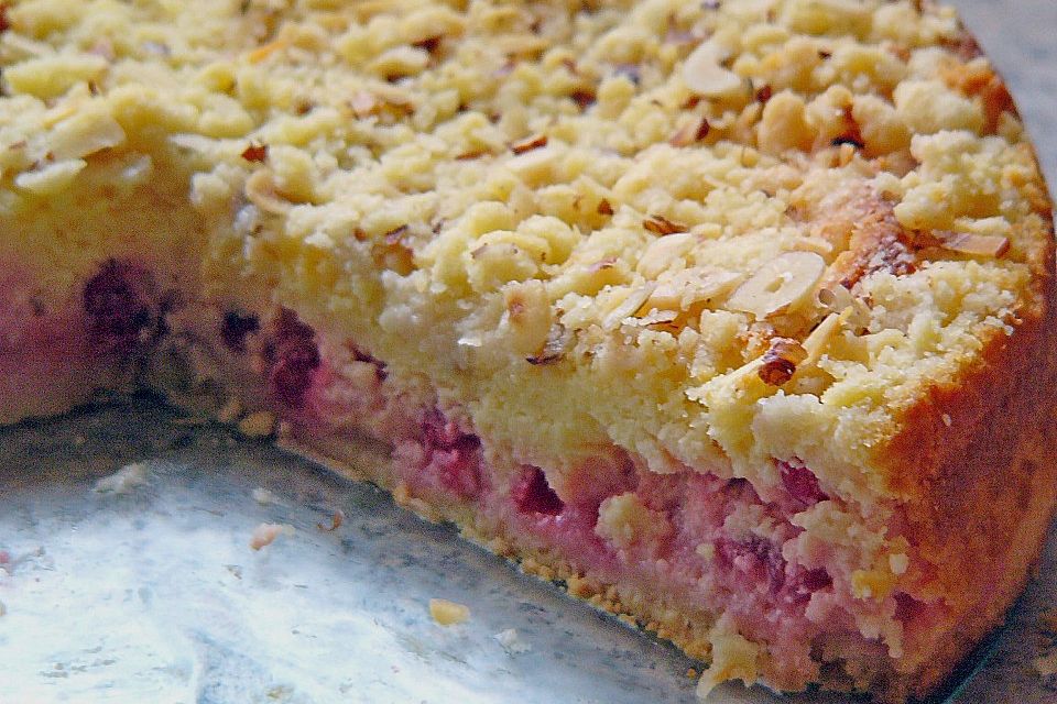 Cremiger Johannisbeer - Streuselkuchen