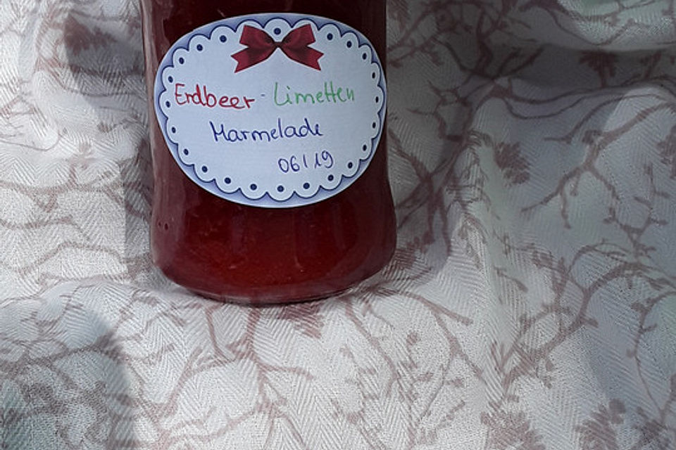 Erdbeer - Limetten - Marmelade