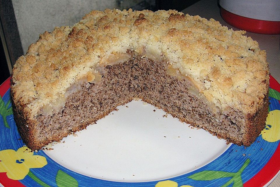 Apfelkuchen mit Streuseln