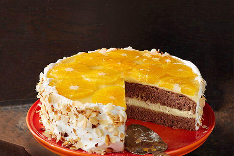 Orangen-Schoko-Torte