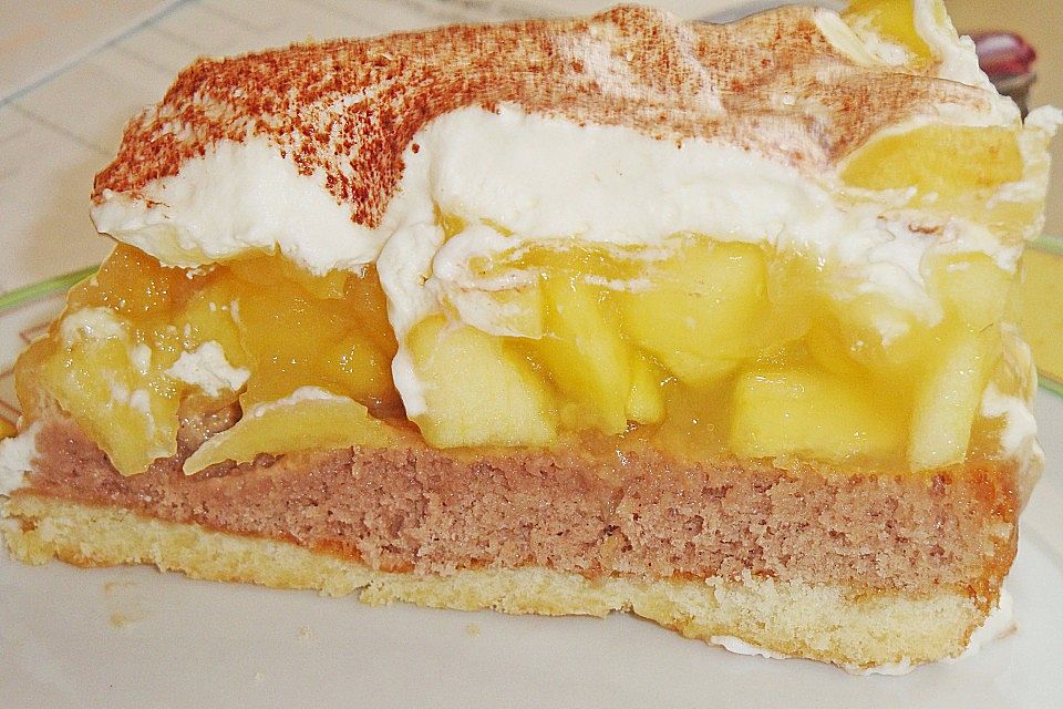 Apfelkompott - Kuchen