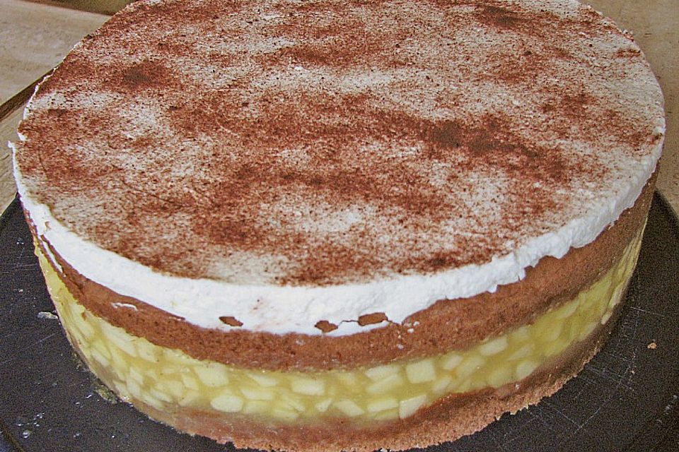 Apfelkompott - Kuchen