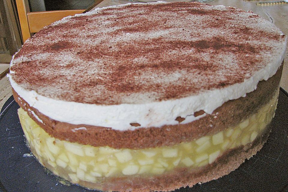 Apfelkompott - Kuchen