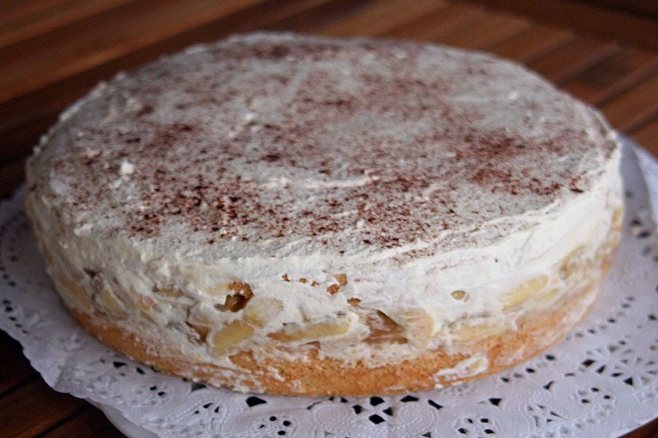 Apfelkompott - Kuchen