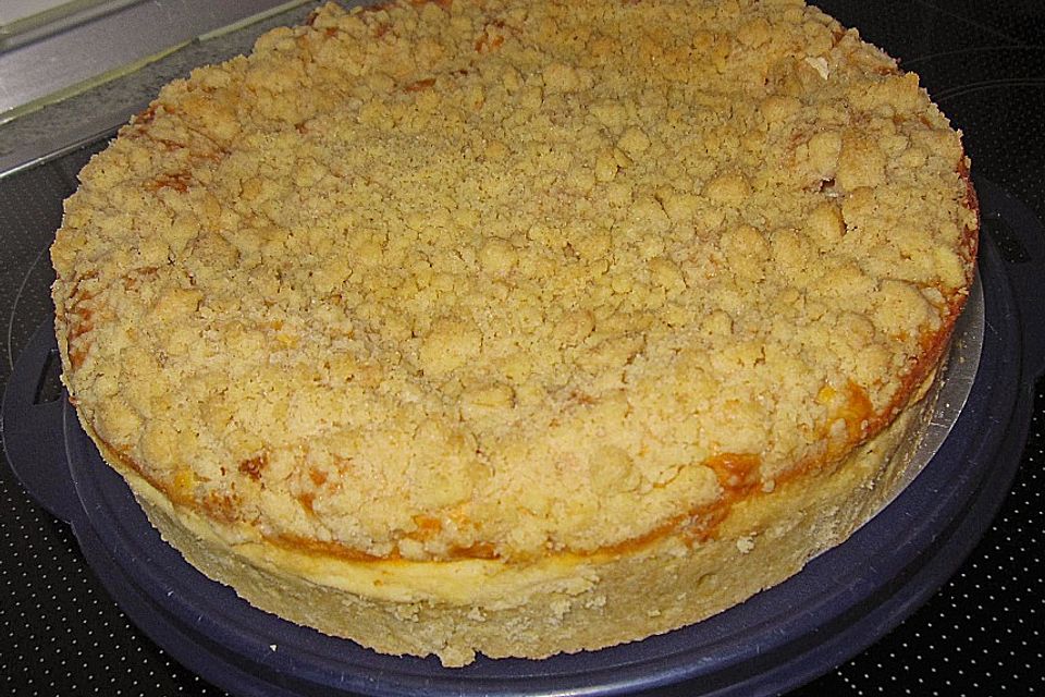 Streusel - Käsekuchen mit Äpfeln