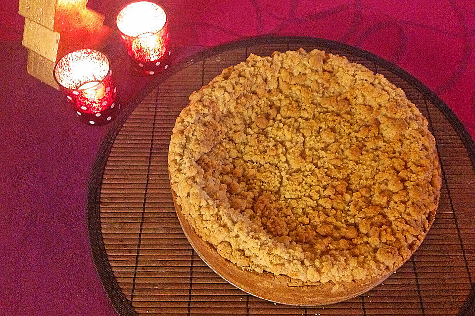 Streusel - Käsekuchen mit Äpfeln