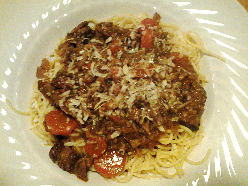 Spaghetti mit Ragout vom Ochsenschwanz von Sivi| Chefkoch