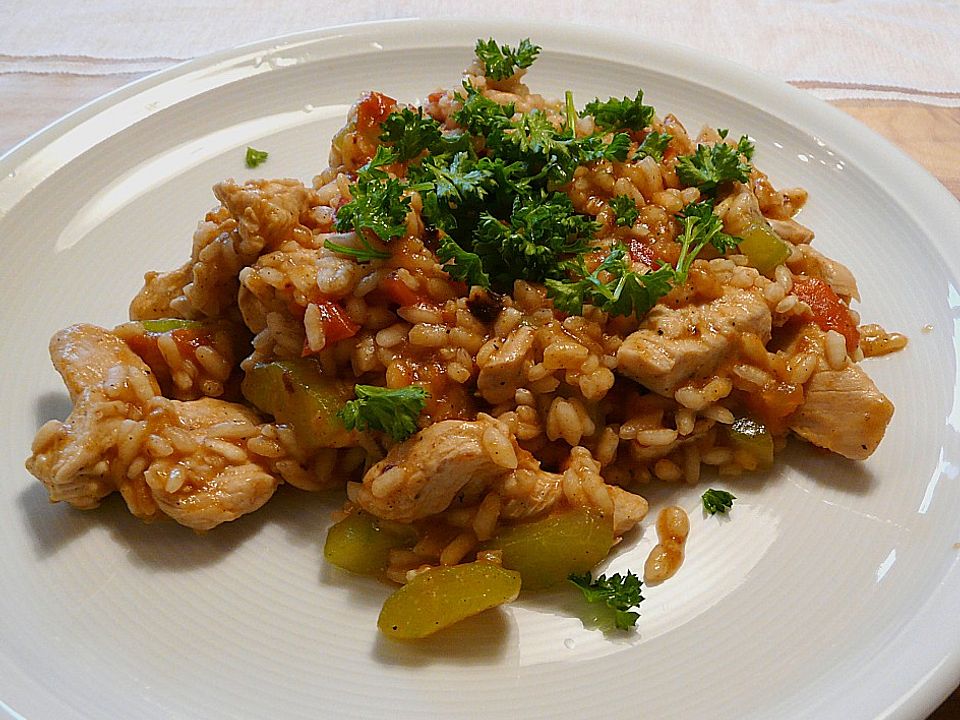 Puten - Paella - Reis - Pfanne von Petzi113| Chefkoch