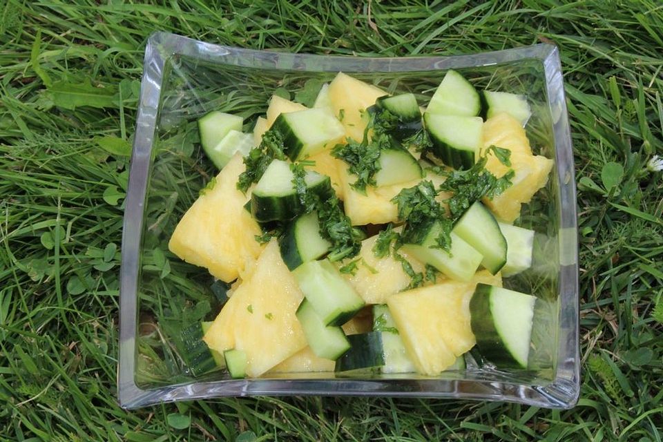 Ananas - Gurken - Salat