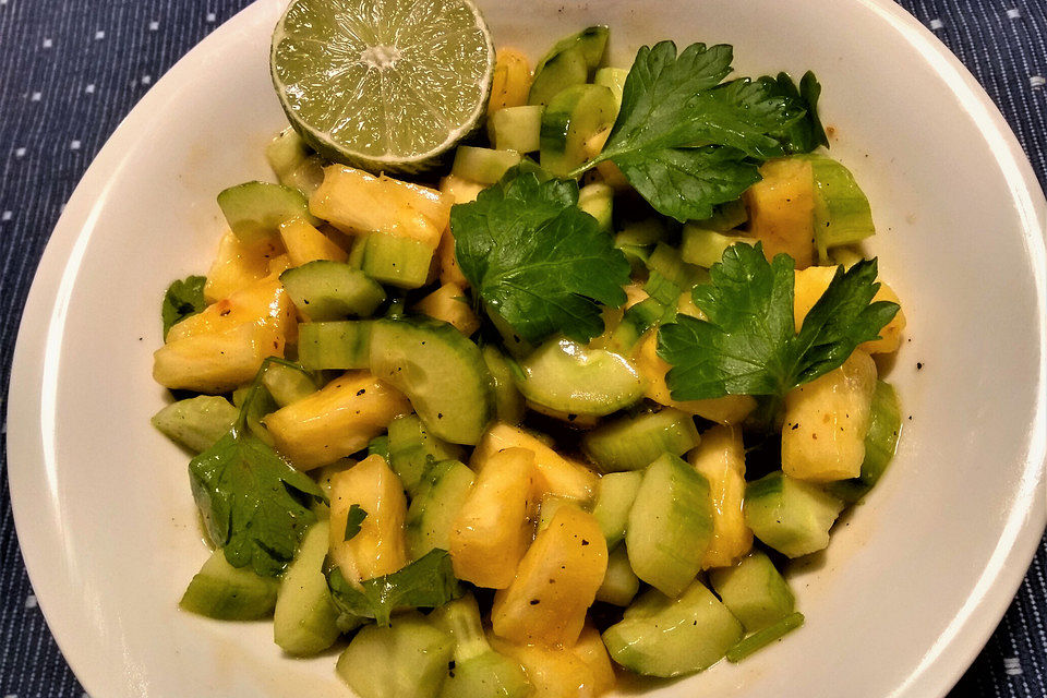 Ananas - Gurken - Salat