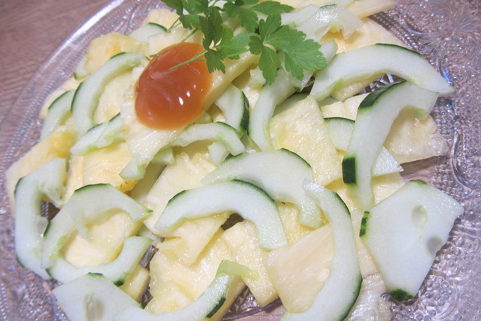 Ananas - Gurken - Salat